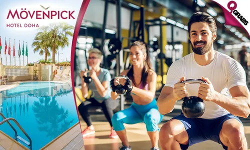 Health Club Membership Packages at Mövenpick Hotel Doha: Unlimited Access to Gym with Garden View, Pool, Jacuzzi, Sauna & More!